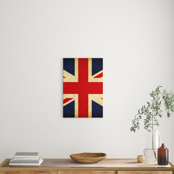 Happy Larry Leinwandbild Gro Britannien Flagge Fotodruck Wayfair De